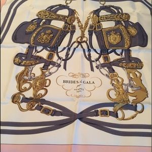 “Brides de Gala” printed Hermès scarf.